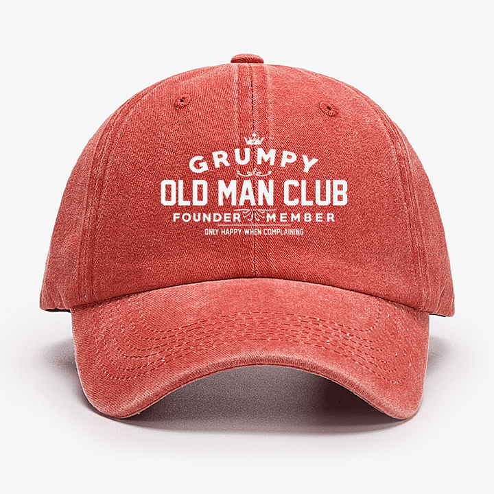 Gorra de béisbol ajustable del Club del Viejo Gruñón