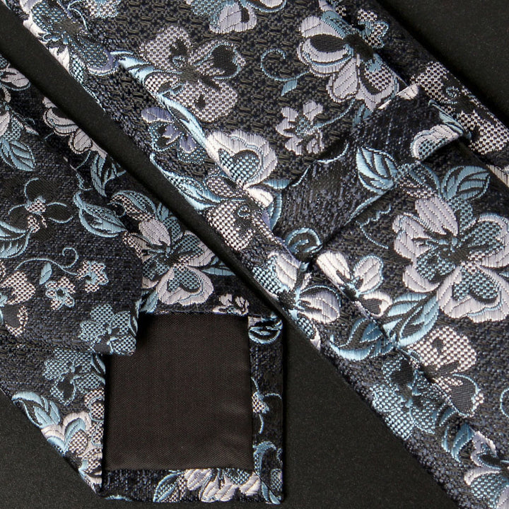 Corbata para hombre con estampado de flores tiernas