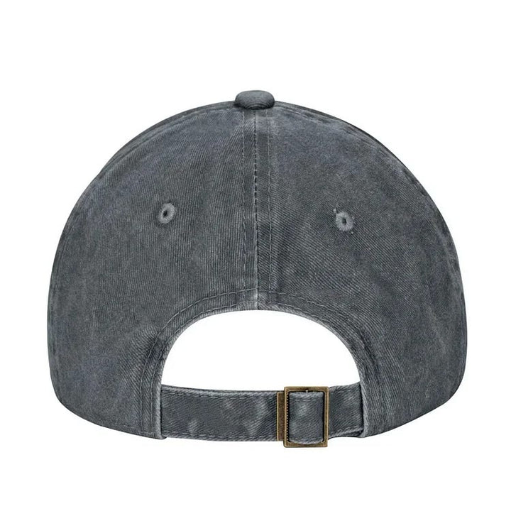 Gorra de béisbol ajustable "Los puros y el vino solucionan problemas"