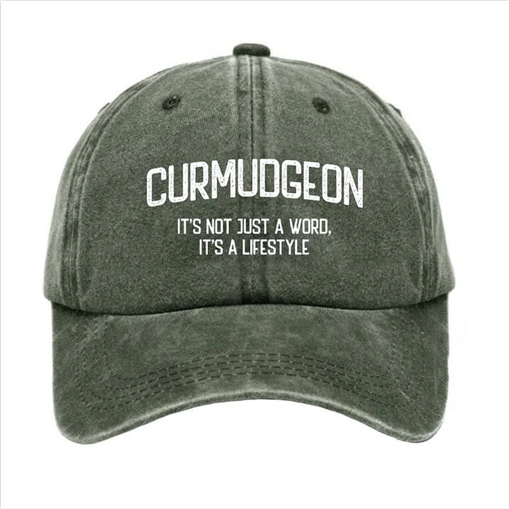Gorra de béisbol ajustable "Curmudgeon" para un estilo de vida