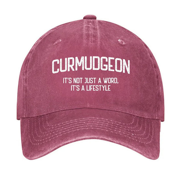 Gorra de béisbol ajustable "Curmudgeon" para un estilo de vida