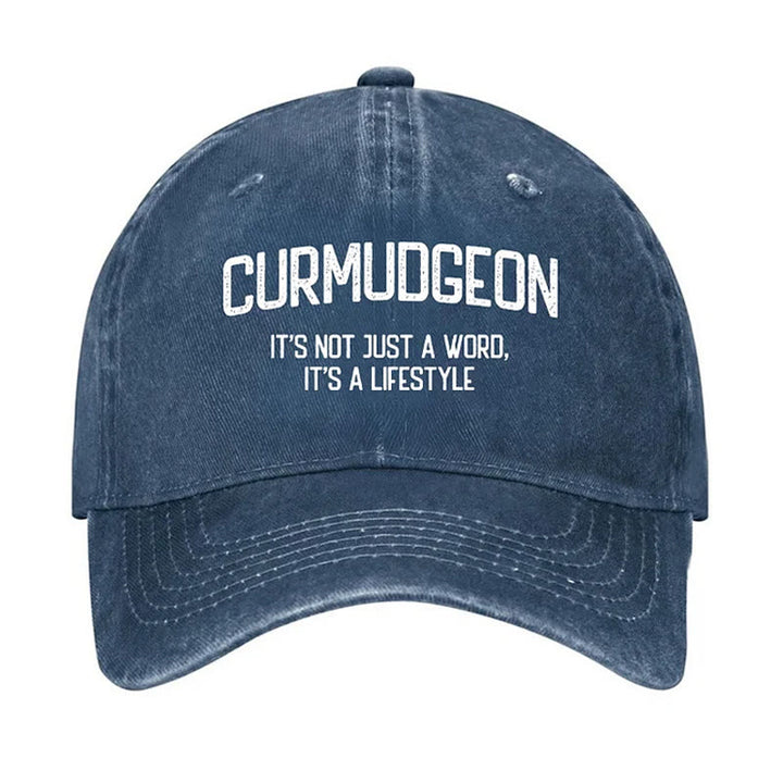 Gorra de béisbol ajustable "Curmudgeon" para un estilo de vida