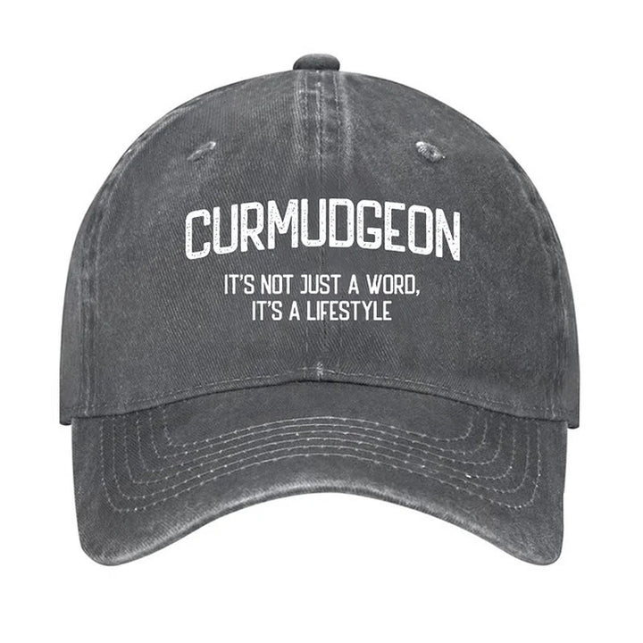 Gorra de béisbol ajustable "Curmudgeon" para un estilo de vida