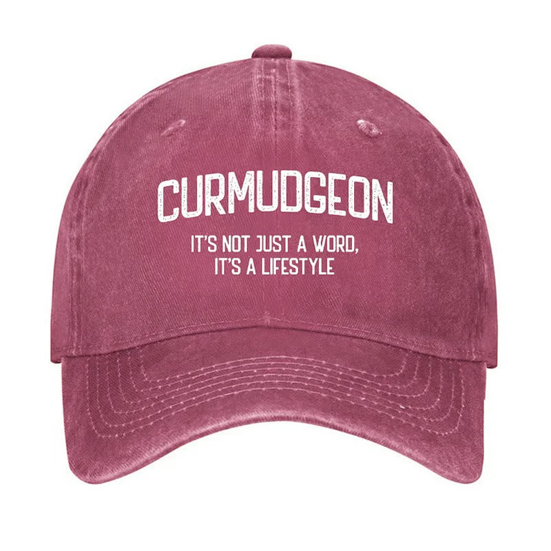 Gorra de béisbol ajustable "Curmudgeon" para un estilo de vida