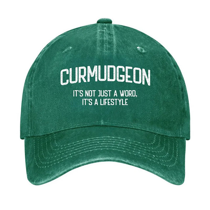 Gorra de béisbol ajustable "Curmudgeon" para un estilo de vida