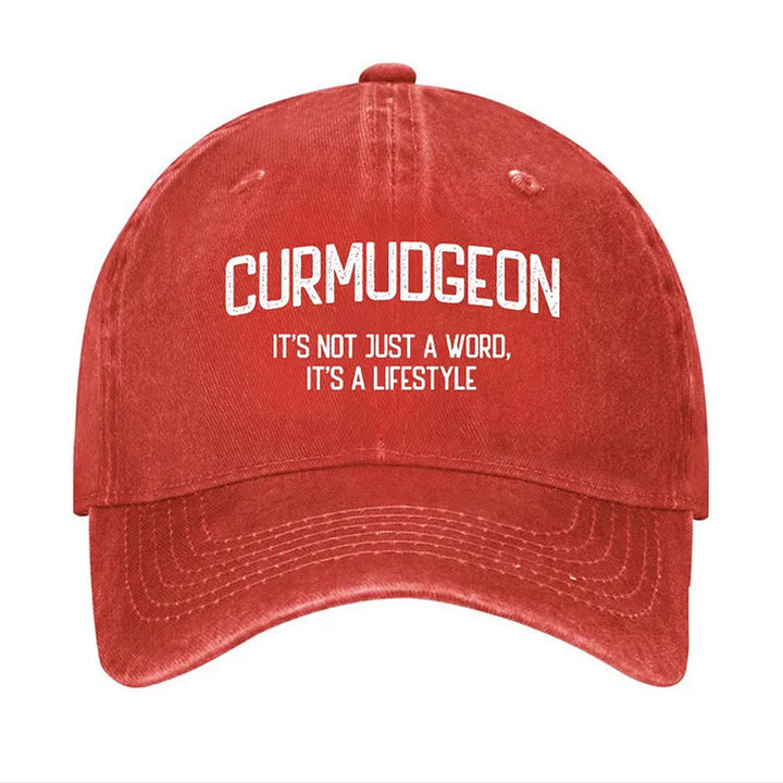 Gorra de béisbol ajustable "Curmudgeon" para un estilo de vida