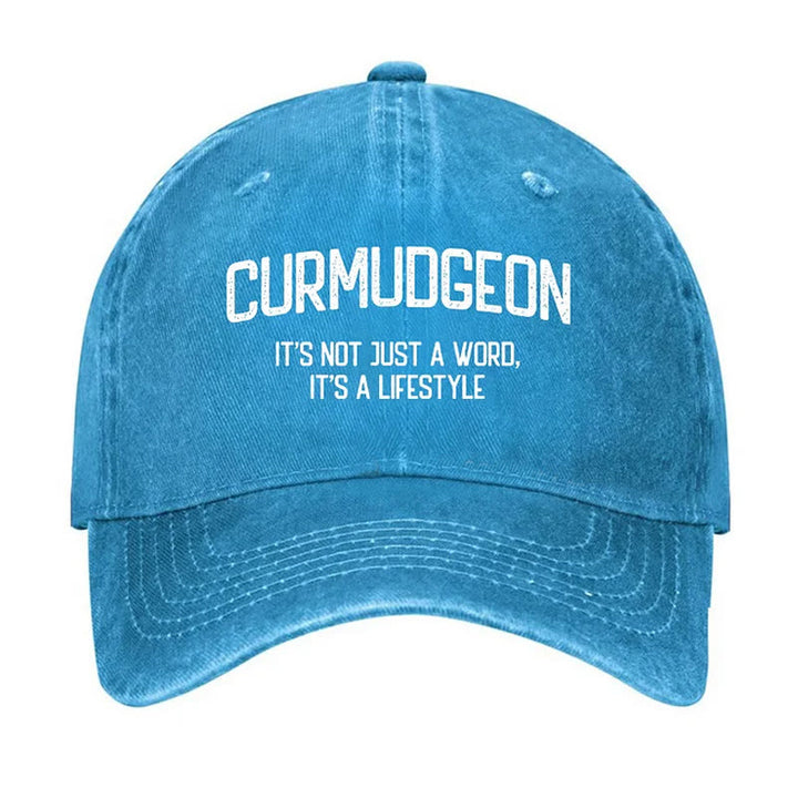Gorra de béisbol ajustable "Curmudgeon" para un estilo de vida