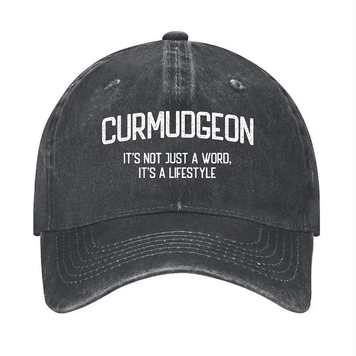 Gorra de béisbol ajustable "Curmudgeon" para un estilo de vida