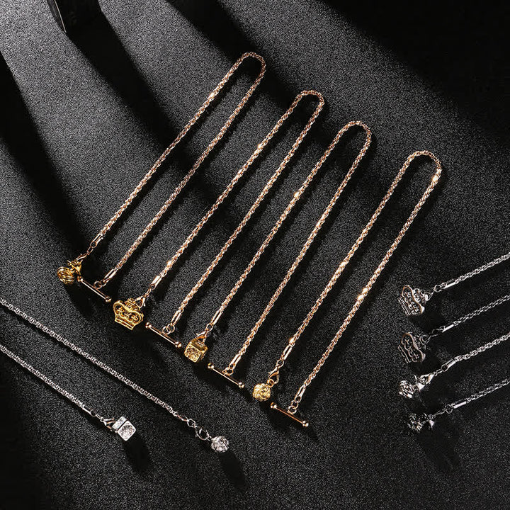 Broche de cadena para solapa con tachuelas para camisa de hombre con cadena colgante