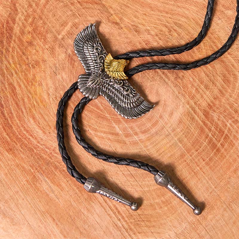 Hebilla de cinturón con cuchillo oculto y bandera de águila, juego de bricolaje, con corbata de bolo de águila - image 4