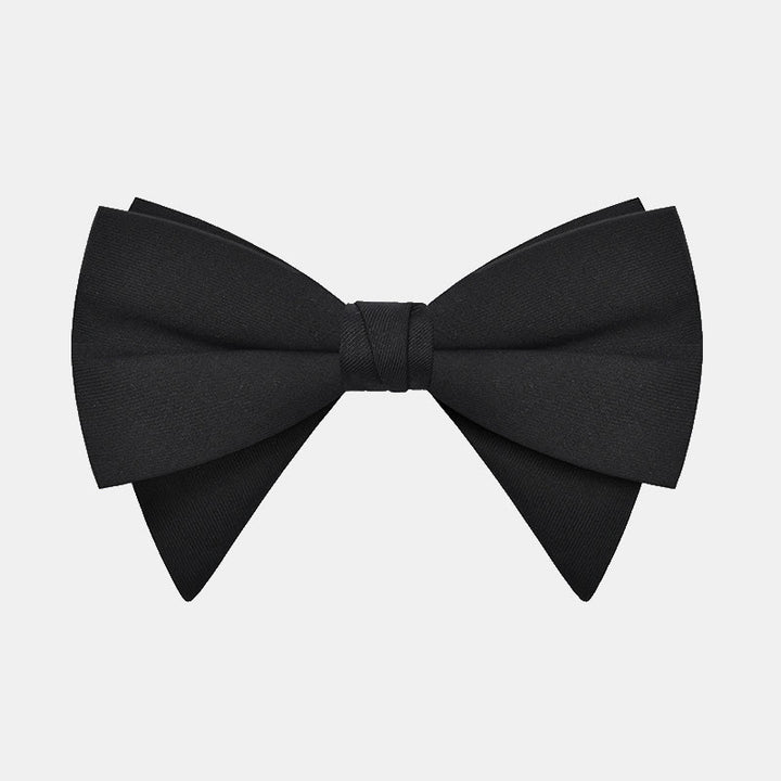 Pajarita clásica grande y elegante con punta extragrande para hombre