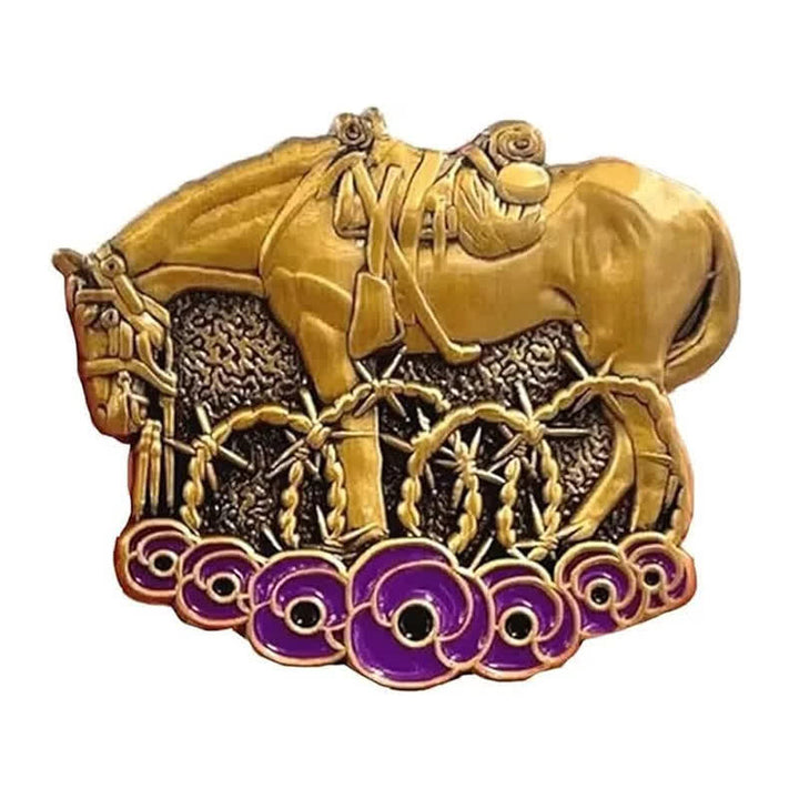 Broche de amapola morada conmemorativo de War Horse