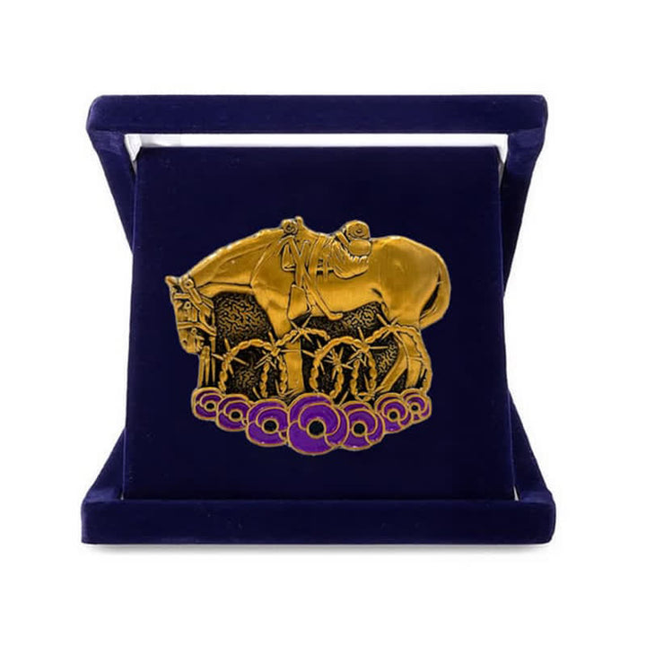 Broche de amapola morada conmemorativo de War Horse