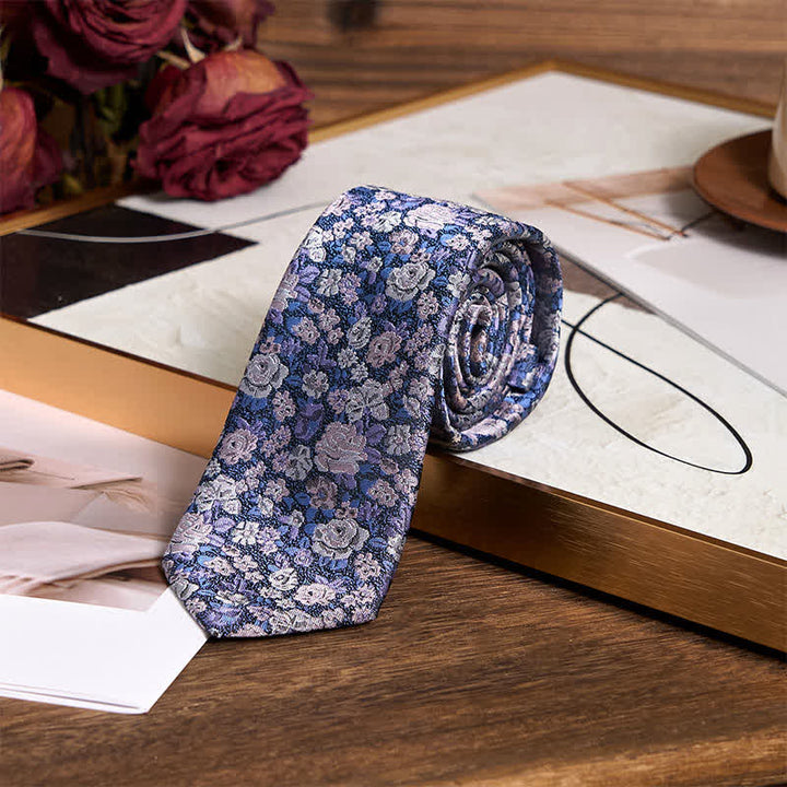 Corbata floral novedosa para hombre de SteelBlue