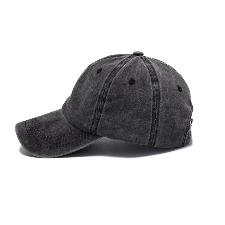 Gorra de béisbol ajustable con impresión de texto personalizado