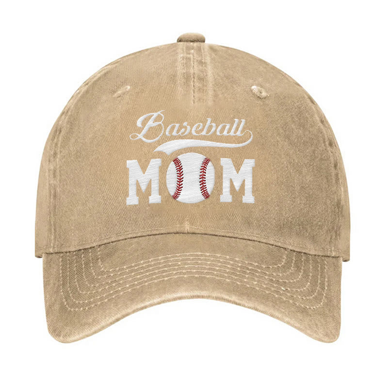 Gorra de béisbol ajustable para mamá del béisbol deportivo