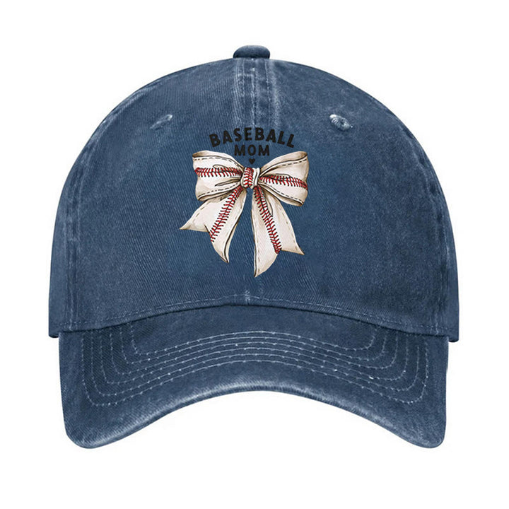 Gorra de béisbol ajustable con lazo para mamá