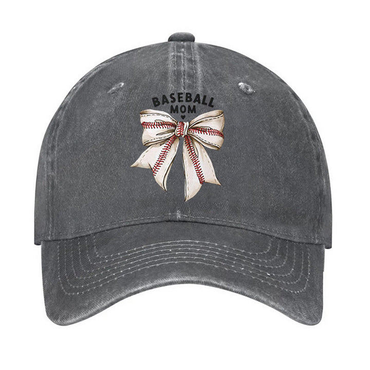 Gorra de béisbol ajustable con lazo para mamá