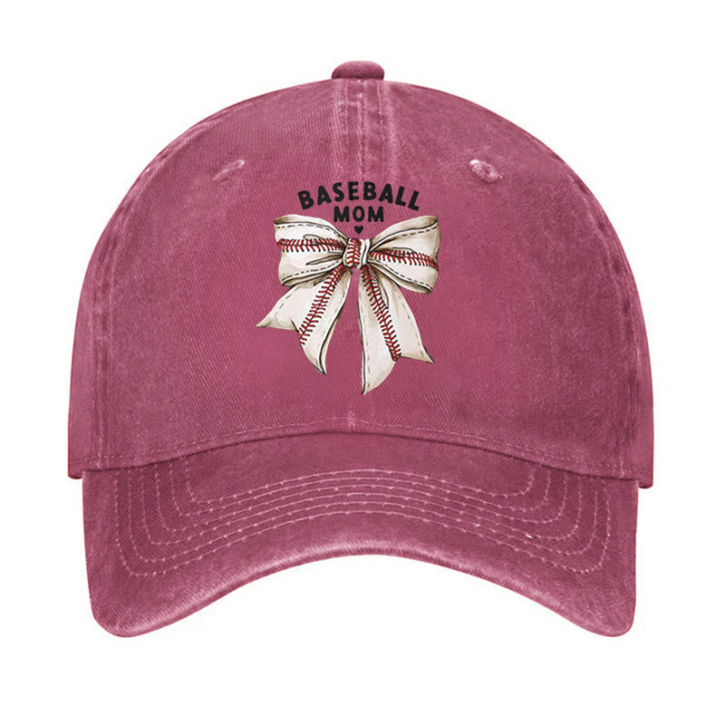 Gorra de béisbol ajustable con lazo para mamá