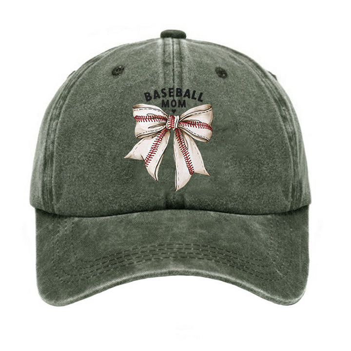Gorra de béisbol ajustable con lazo para mamá