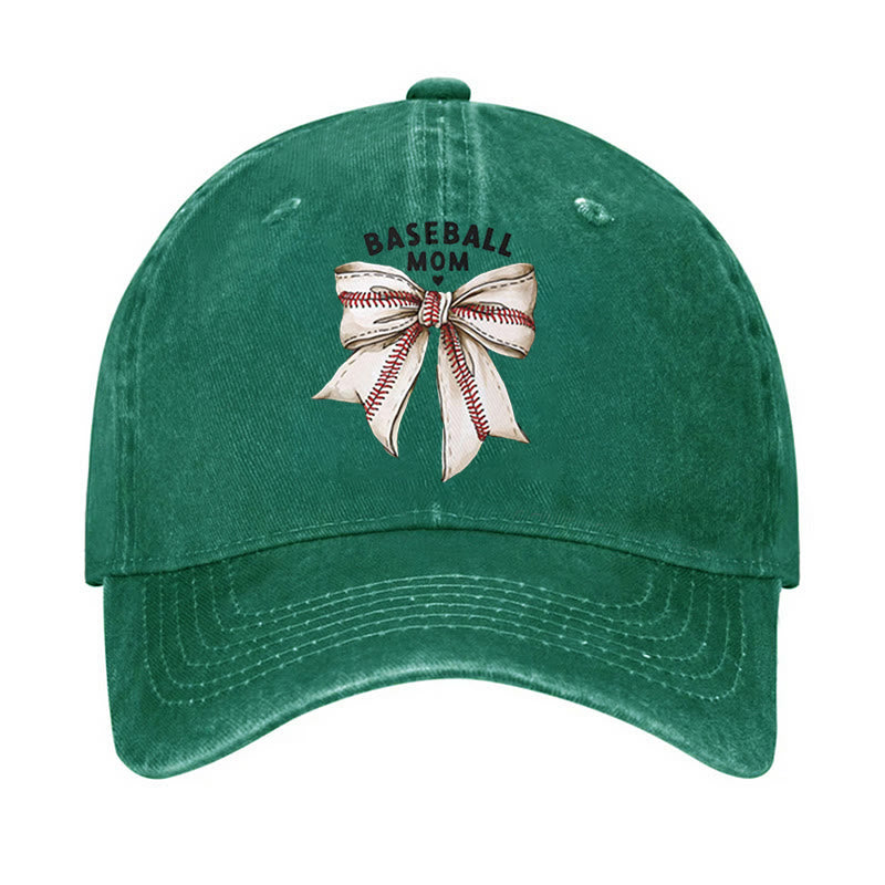 Gorra de béisbol ajustable con lazo para mamá