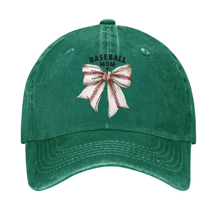 Gorra de béisbol ajustable con lazo para mamá