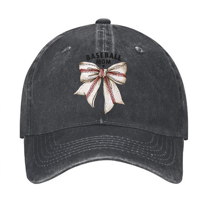Gorra de béisbol ajustable con lazo para mamá