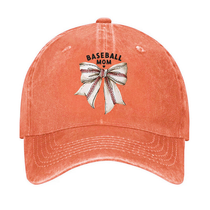 Gorra de béisbol ajustable con lazo para mamá