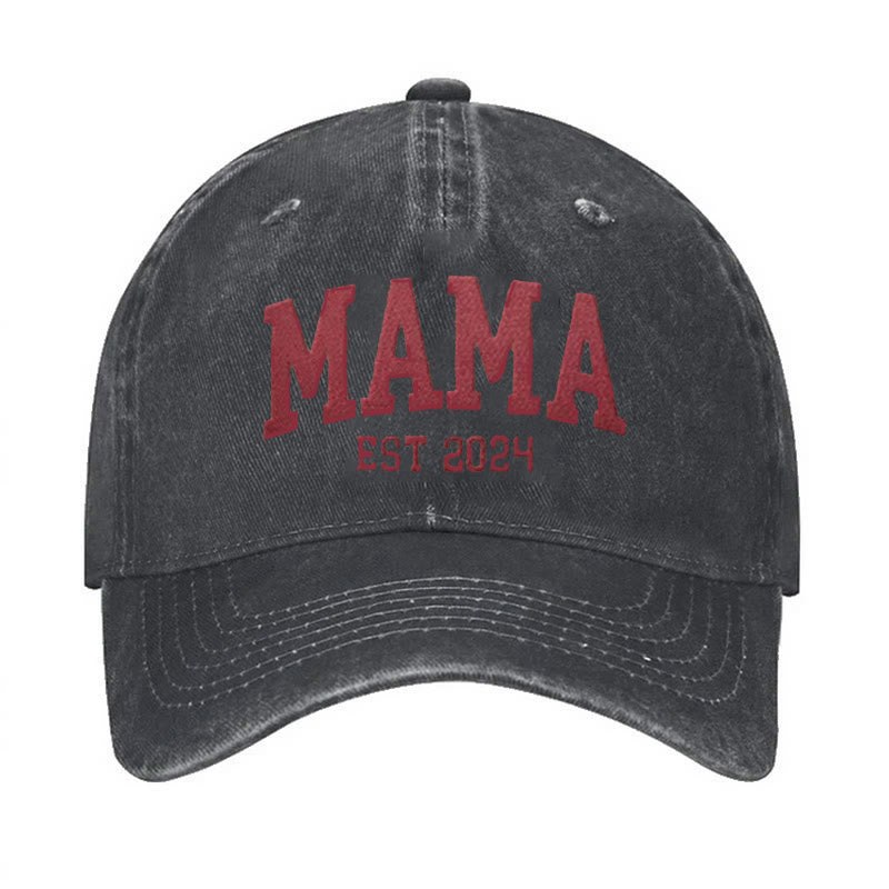Gorra de béisbol ajustable de mamá