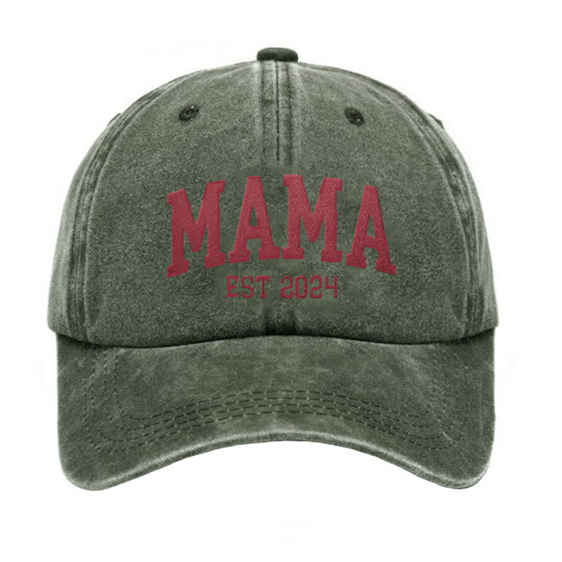 Gorra de béisbol ajustable de mamá