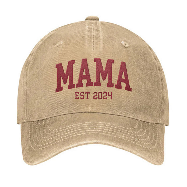 Gorra de béisbol ajustable de mamá