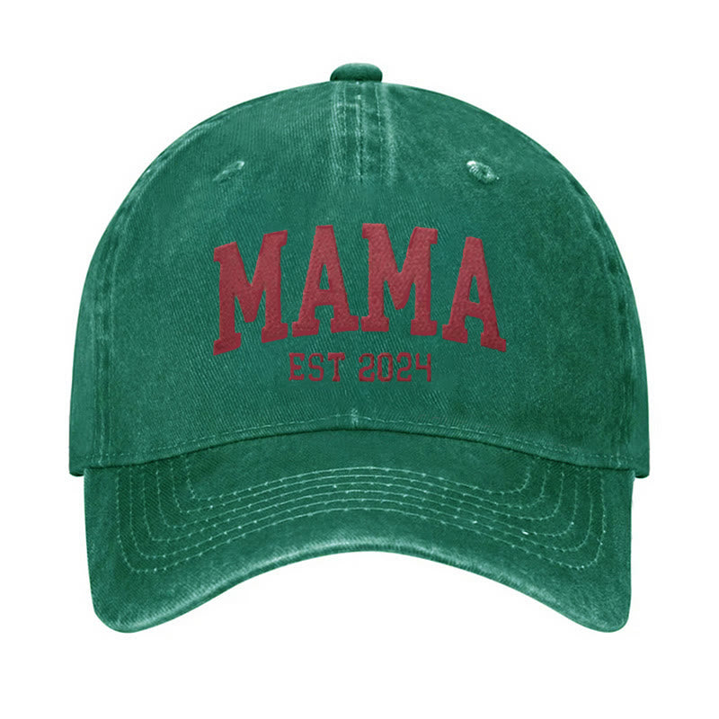 Gorra de béisbol ajustable de mamá