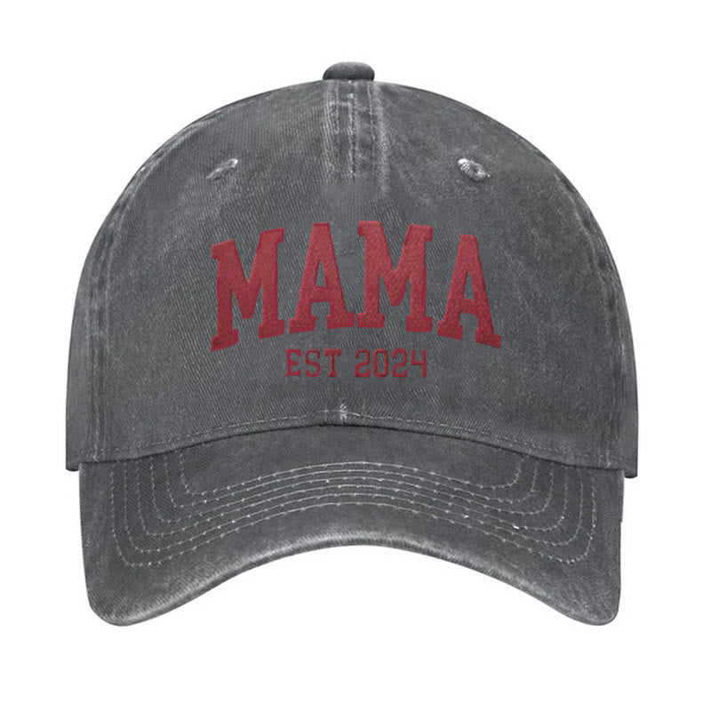 Gorra de béisbol ajustable de mamá