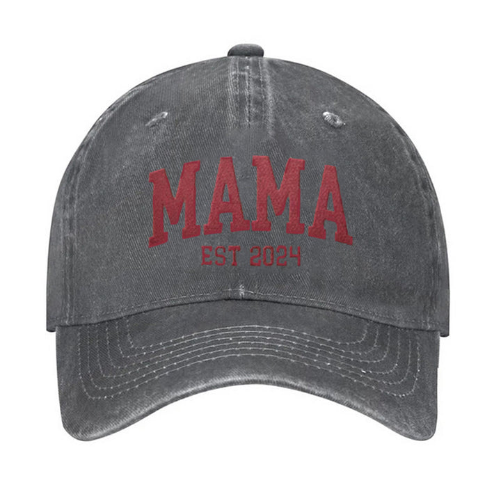 Gorra de béisbol ajustable de mamá