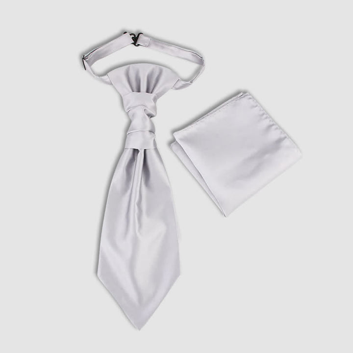 2 pañuelos de bolsillo para hombre con nudo arrugado y estampado de cachemira preatado
