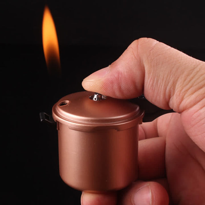 Encendedor de butano mini de metal con forma innovadora y creativa