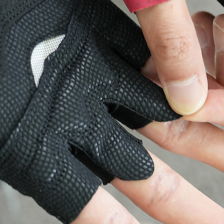 Guantes de ciclismo deportivos de medio dedo antideslizantes de seda helada