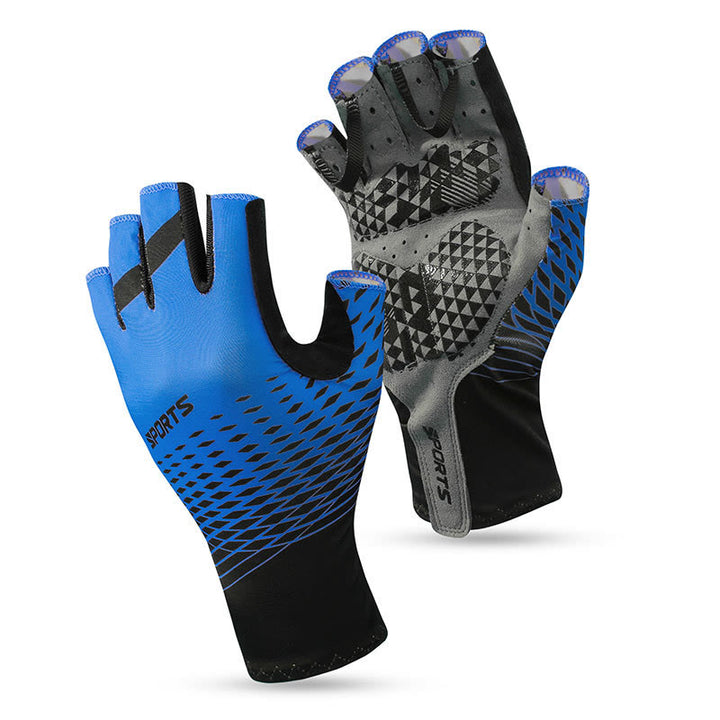 Guantes deportivos antideslizantes y transpirables sin dedos
