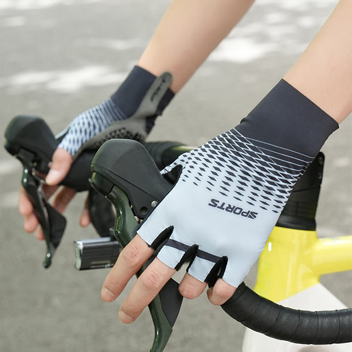 Guantes deportivos antideslizantes y transpirables sin dedos
