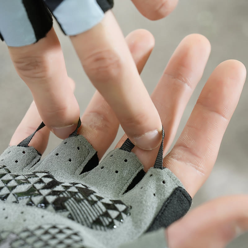 Guantes deportivos antideslizantes y transpirables sin dedos
