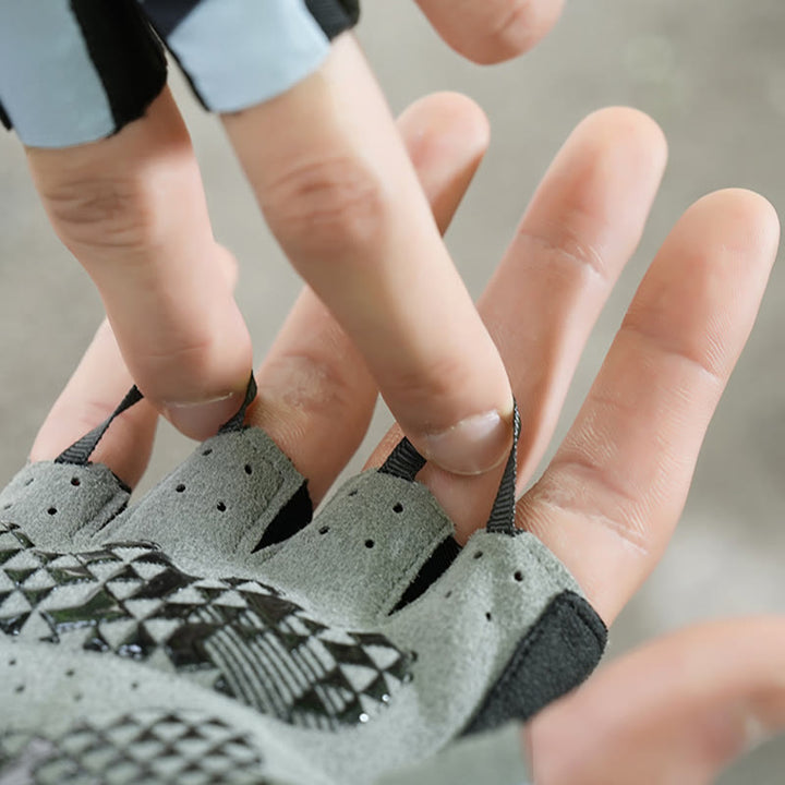 Guantes deportivos antideslizantes y transpirables sin dedos