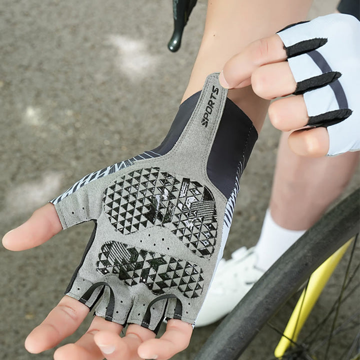 Guantes deportivos antideslizantes y transpirables sin dedos