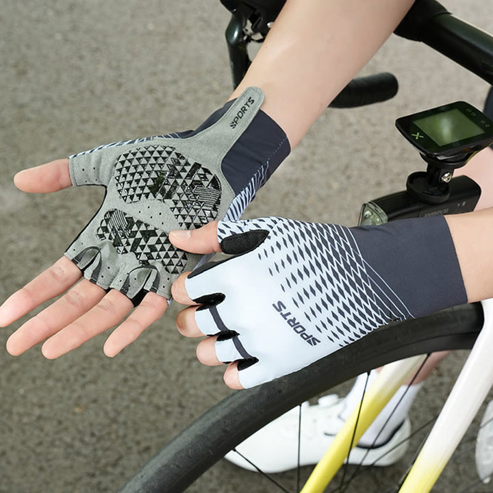 Guantes deportivos antideslizantes y transpirables sin dedos