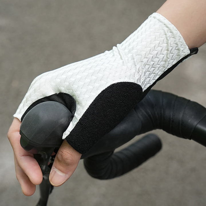 Guantes sin dedos transpirables y antideslizantes para deportes al aire libre