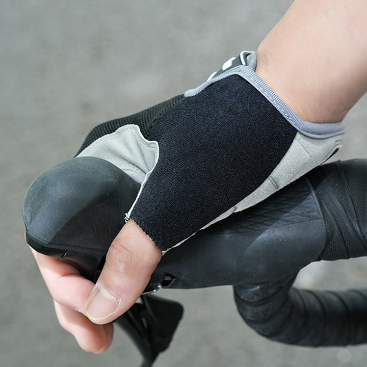 Guantes de medio dedo antideslizantes unisex para ciclismo al aire libre