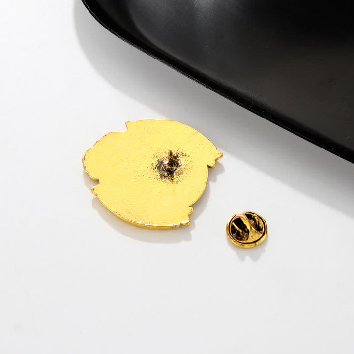 Broche de amapola conmemorativo del 80.º aniversario del Día D