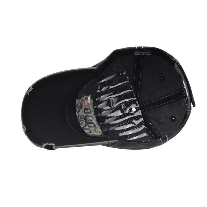 Gorra de béisbol lavada bordada Dog Vibes Only