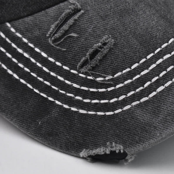 Gorra de béisbol lavada bordada Dog Vibes Only