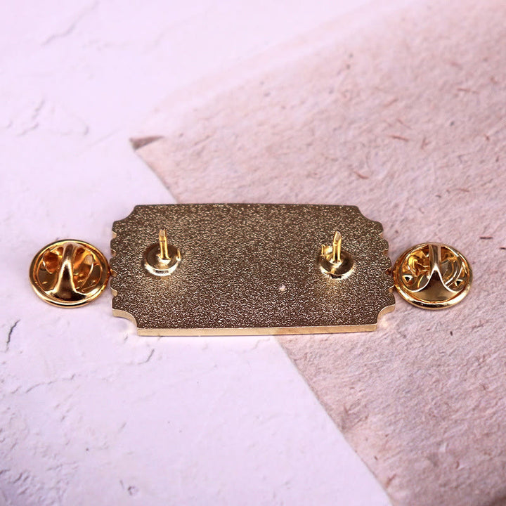 Broche de esmalte del club de lectura "Leer toda la noche"