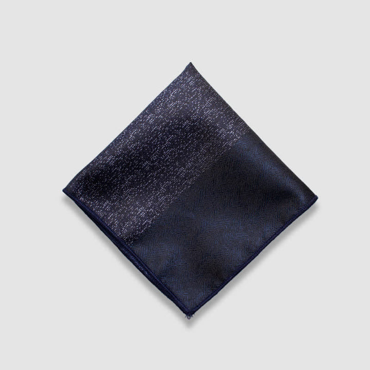 Pañuelo de bolsillo de rayas gruesas en colores contrastantes para hombre